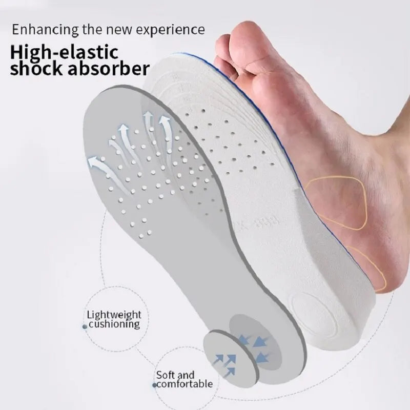 1Pair Invisible Height Increase Insoles for Shoes Breathable Comfortable