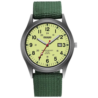 Fashion Mens Watch Luminous Hands Military Sports