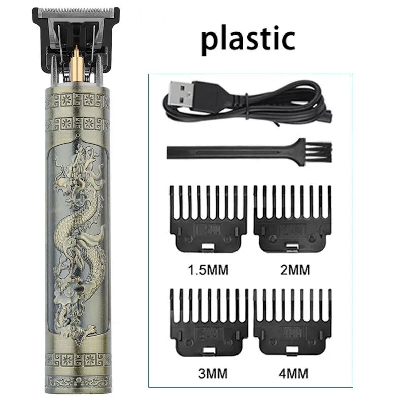 T9 LCD Electric Hairdresser Mens Clipper Hair Precision Trimmer