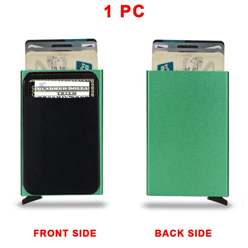 Multi Bank Credit Card Holder Mens RFID Slim Thin Wallet