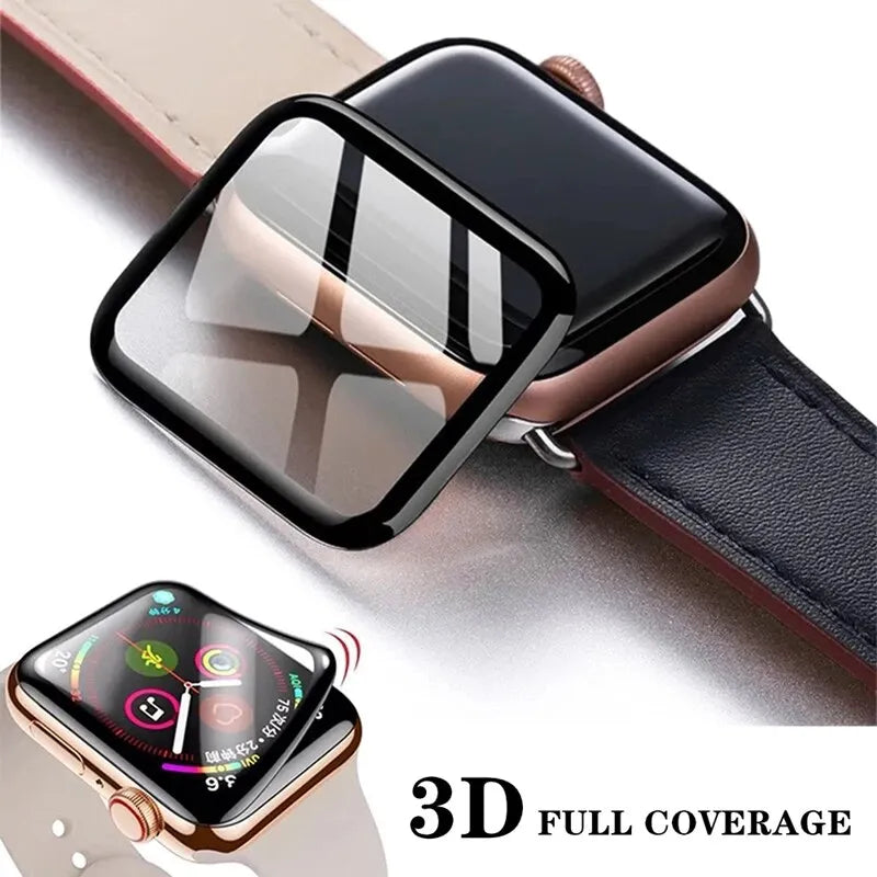 3D Waterproof Full Coverage Screen Protector Film For Apple Watch