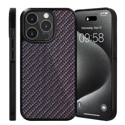 Forged Carbon Fiber Armor Wireless Charge Case for iPhone 15 14 13