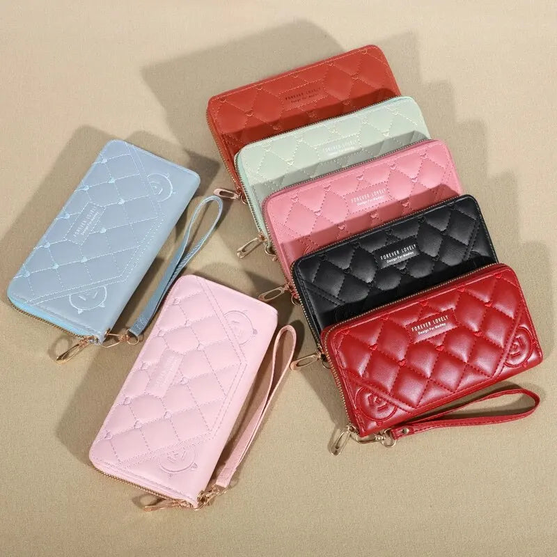 Womens Wallet Zipper Handbag