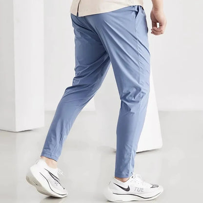 Running Pants Mens Sportswear Elastic Jogging Sweatpants Quick Dry