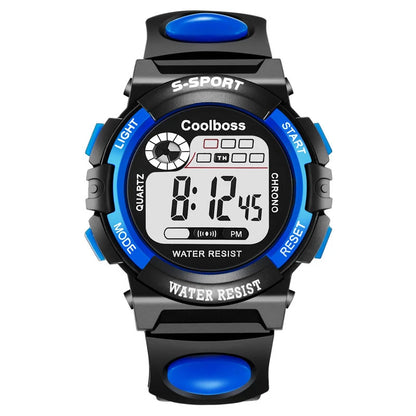 Boys Girls Children Luminous Dial Kids Waterproof Digital Watch