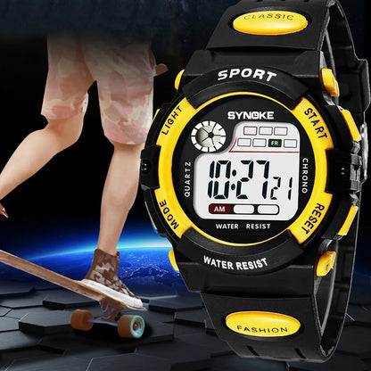 Multifunctional Student Children Digital Watch Sports Waterproof