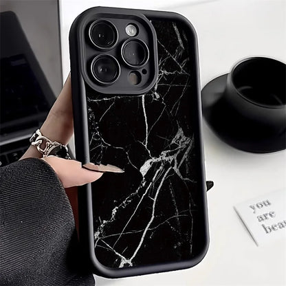 Marble Shockproof Soft TPU Silicone Phone Case For iPhone 15 14 13