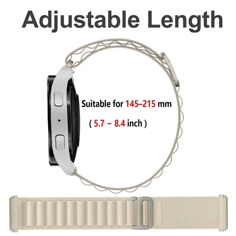 2pcs Strap For Samsung Galaxy Nylon Alpine Loop Bracelet Huawei Watch