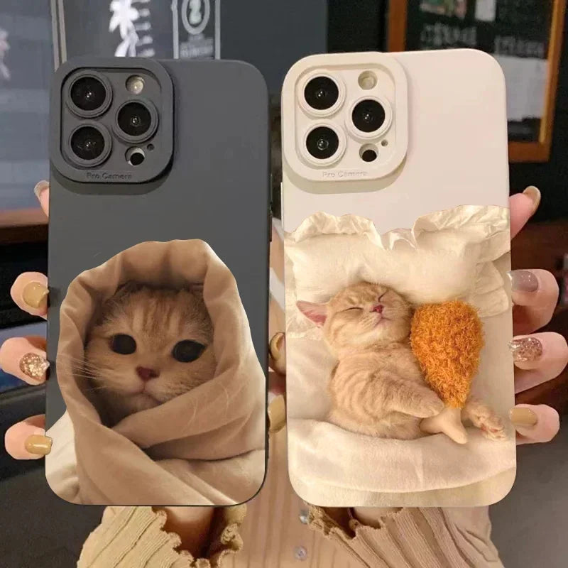 Cat Pet Dog Phone Case For iPhone 15 14 13 Mini Pro Max