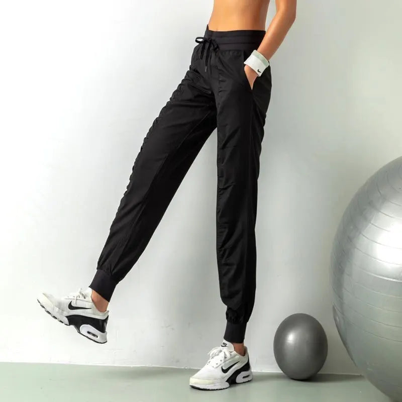 Running Sport Joggers Womens Quick Dry Athletic Gym Fitness Sweatpants