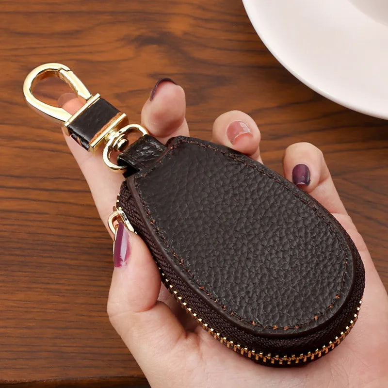 Car Key Wallets Unisex Zipper Door Keys Storage Mini Portable