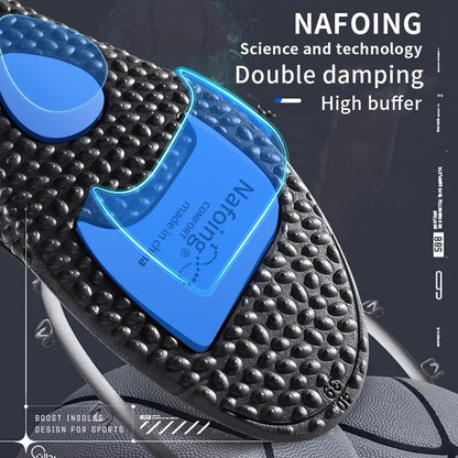 Sport Insoles for Shoes Sole Shock Absorption Breathable Cushion