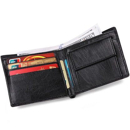 Mens Wallet 3D Eagle Relief Pattern