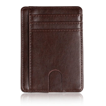 RFID Blocking Wallet Super Thin Mens Leather Card Holder