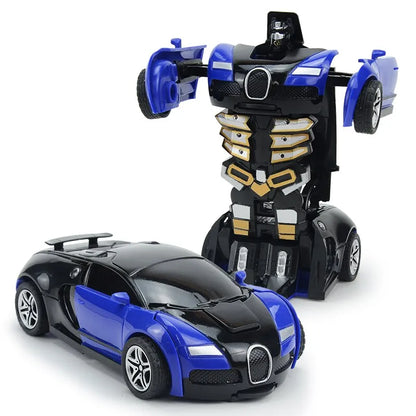 Transform CarRobot Push and Go Vehicle Car Toy