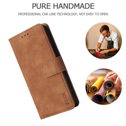 Leather Wallet Phone Case For iPhone 16 15 14 13 12 Pro Max Plus