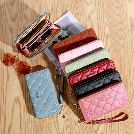 Womens Wallet Zipper Handbag