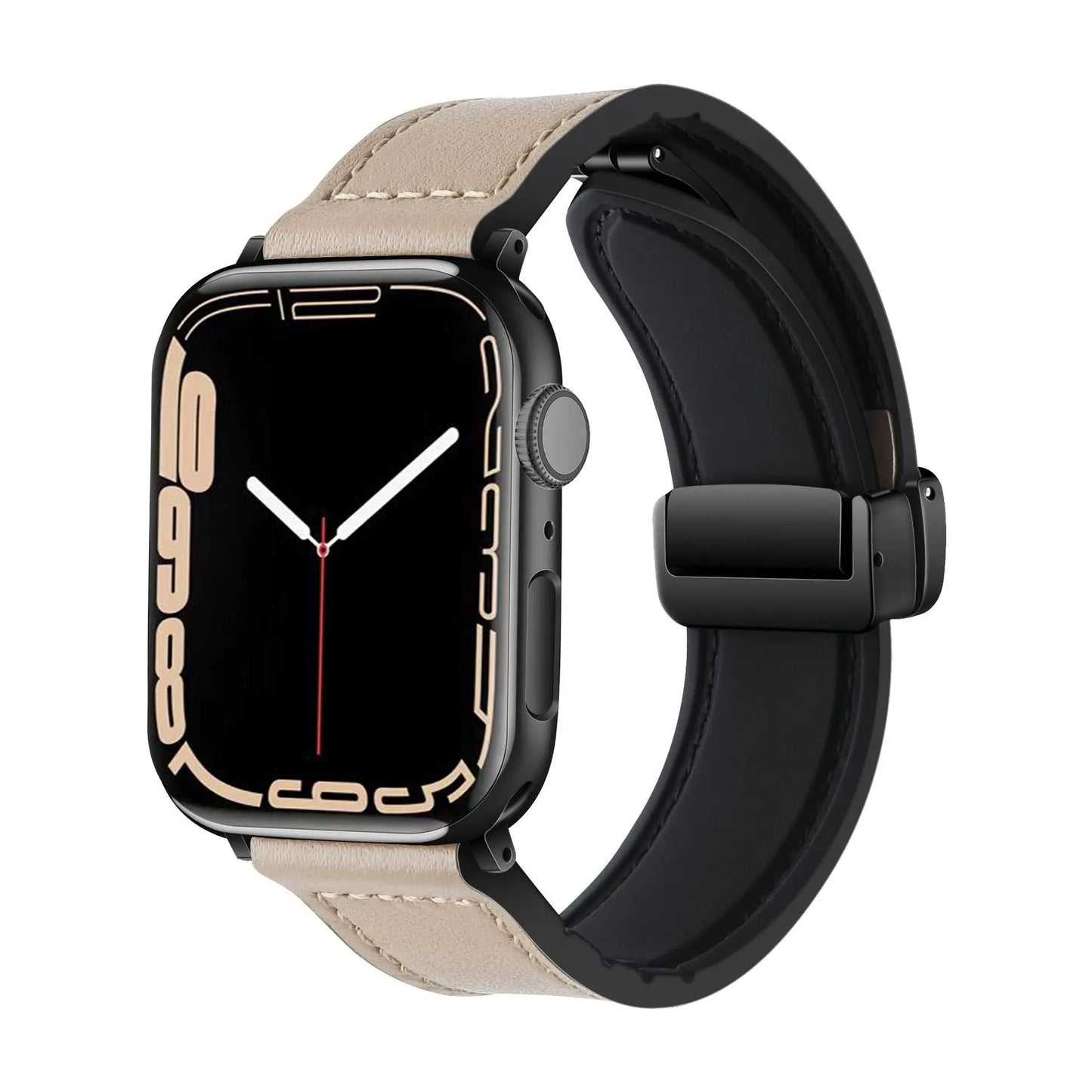 Strap for Apple watch band 45mm 44mm 40mm 42 41mm 49mm Leather