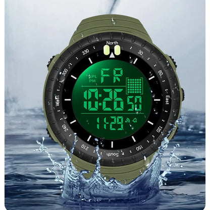 SYNOKE Mens Digital Watch Sports Multifunctional Waterproof