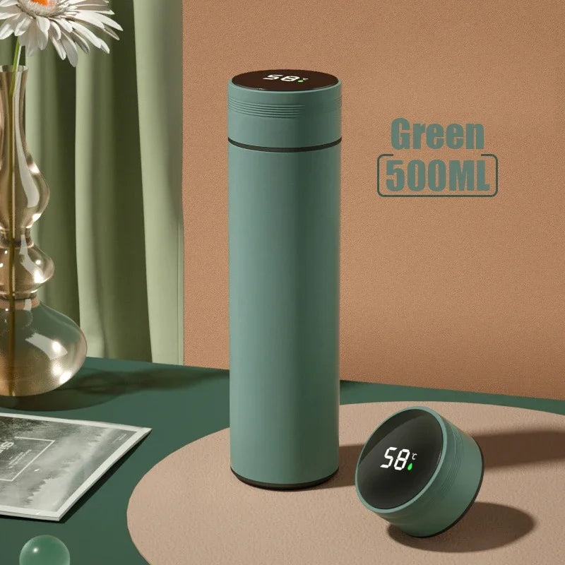 500ML Tea Water Separation Intelligent Insulated Mug Thermos Flask