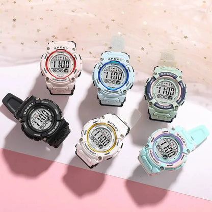 Student Digital Watch Waterproof Sports Children Kids Watch