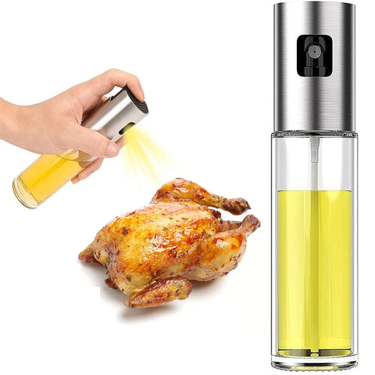 Glass Oil Sprayer for Cooking Olive Spray Mister Empty Bottle