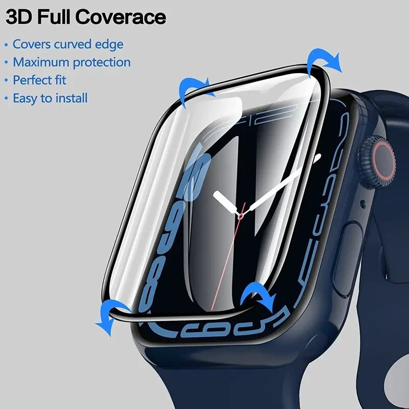 3D Waterproof Full Coverage Screen Protector Film For Apple Watch