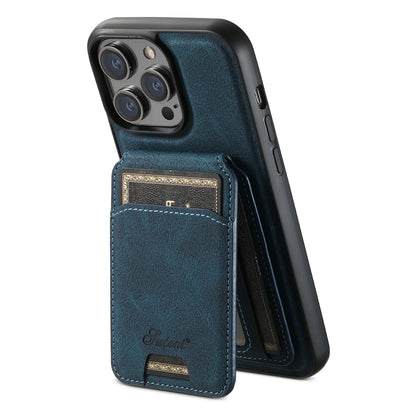 Magnetic Card Holder Leather Phone Case For iPhone 16 15 14 13 12