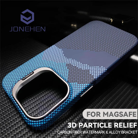 Luxury Matte Carbon Mganetic Slim Case For Magsafe For iPhone 13 14 15