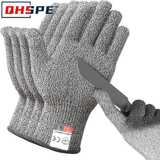 Grade 5 Cut Resistant Gloves Cutting Safety Protection