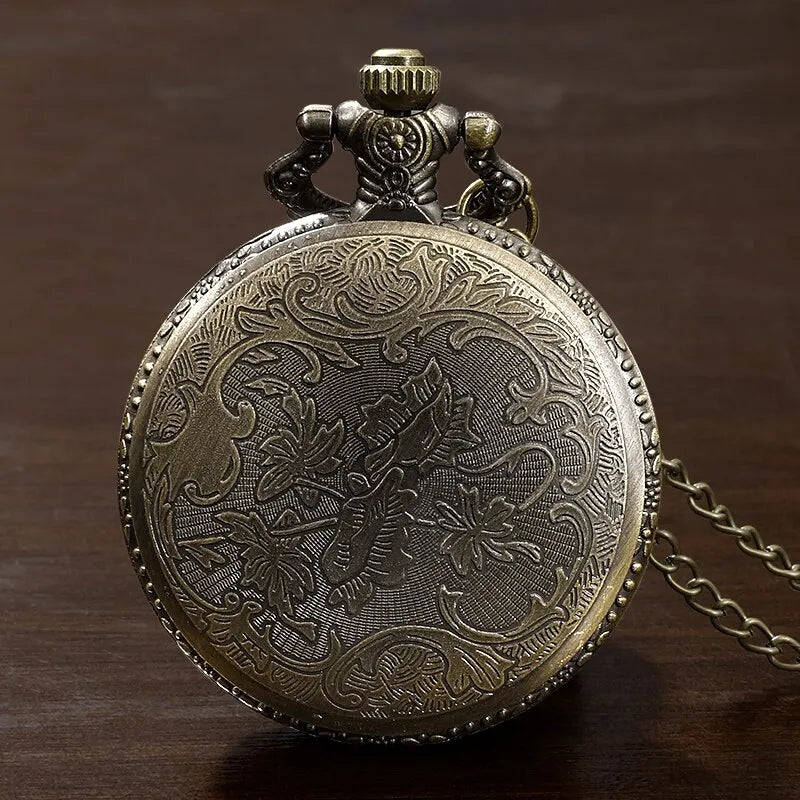 Quartz Pocket Watch Necklace Pendant