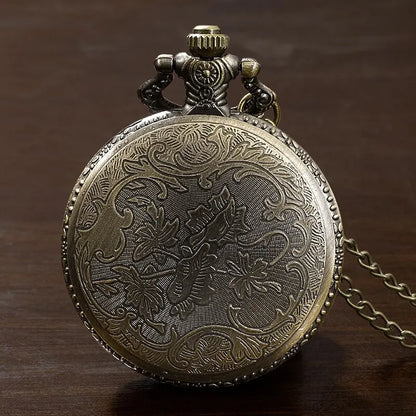 Quartz Pocket Watch Necklace Pendant