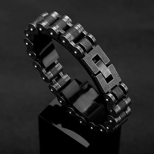 Retro Biker Chain Bracelet Mens Bracelet Link Chain Motorcycle Bicycle Style