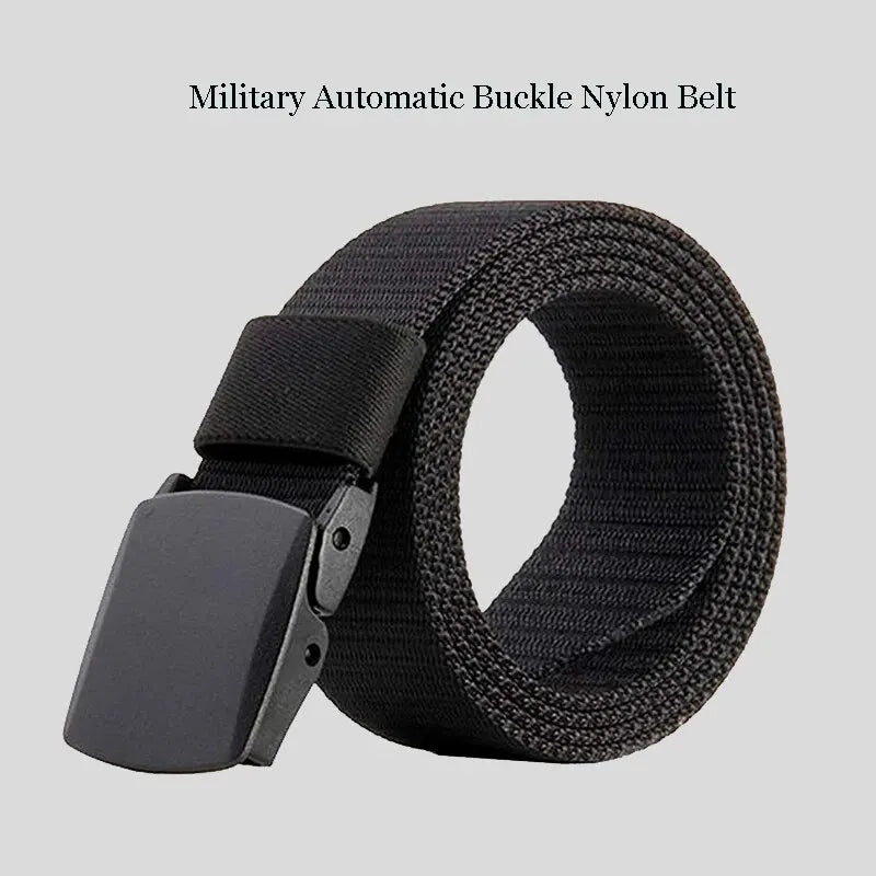 Military Automatic Buckle Nylon Belt