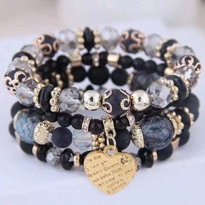 4pcs/set Boho Strand Womens Bracelet