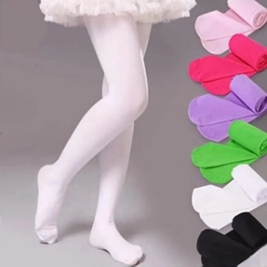 Summer Spring Candy Color Kids Pantyhose Ballet Dance Tights