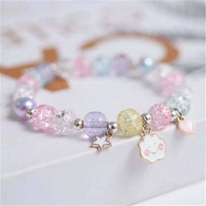 Cute Popcorn Beads Kids Bracelet Glass Girls Bracelets