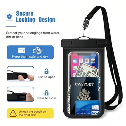 Universal Waterproof Phone Case IPX8 Water Proof Bag