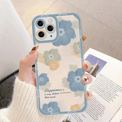 Daisy Flowers Phone Case For iPhone 16 15 14 Pro Max