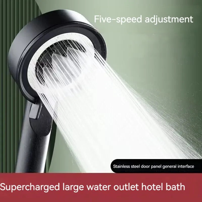 5 Modes Shower Head High Pressure Filter Rainfall Faucet Tap