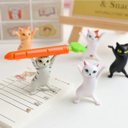 5 Models Dancing Cat Figure Decoration Cat Capsule Toy Doll Cake Decoration