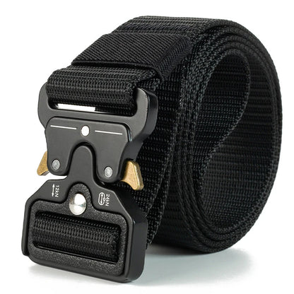 Mens Tactical Belt Quick Release Outdoor Military Belt Soft Nylon