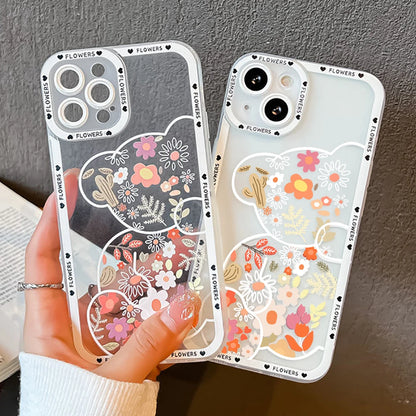 Daisy Flowers Phone Case For iPhone 16 15 14 Pro Max