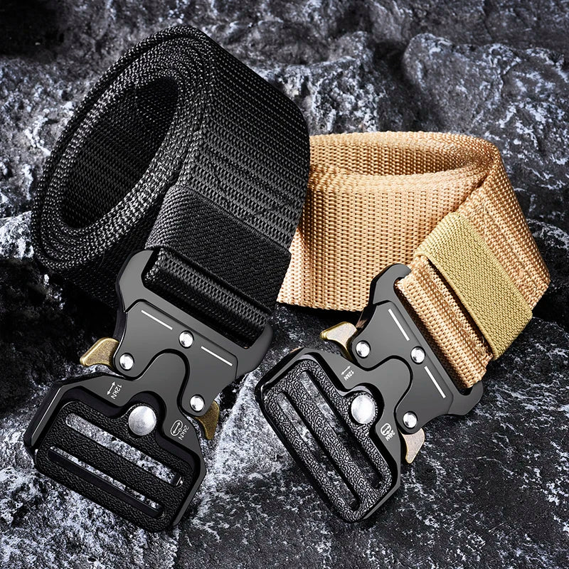 Mens Belt Outdoor Multi Function Canvas