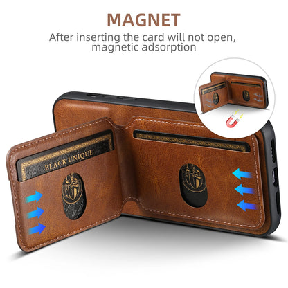 Card Holder Leather Magnetic Phone Case For iPhone 11 12 13 14 15