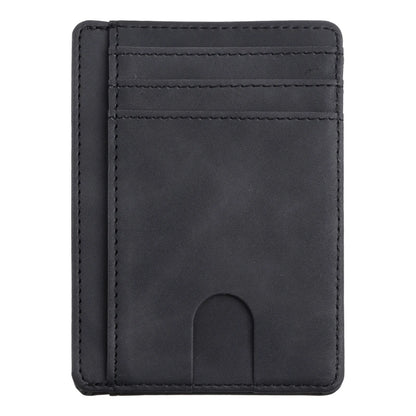 RFID Blocking Wallet Super Thin Mens Leather Card Holder
