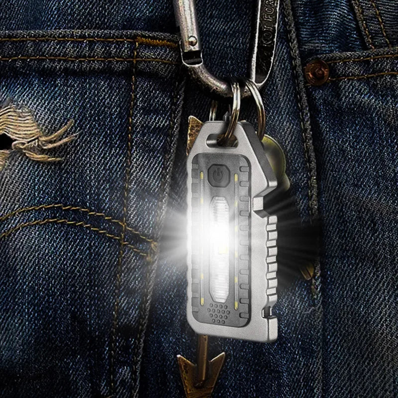 Keychain Flashlights Mini Led Light Multifunctional