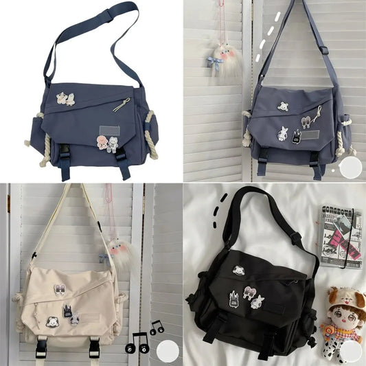 Nylon Handbag Large Capacity Shoulder Crossbody Bag