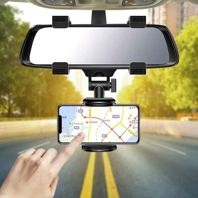 Car Rearview Mirror Mount Car Phone Holder Bracket