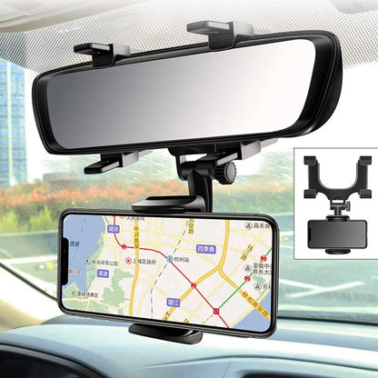 Car Rearview Mirror Mount Car Phone Holder Bracket